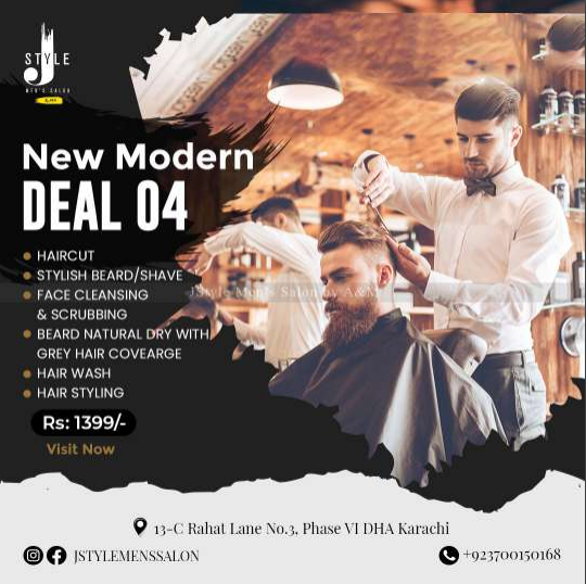 men's hair salon in dha karachi deal 4