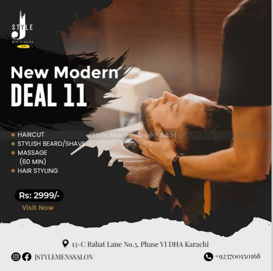 men's hair salon in dha karachi deal 11